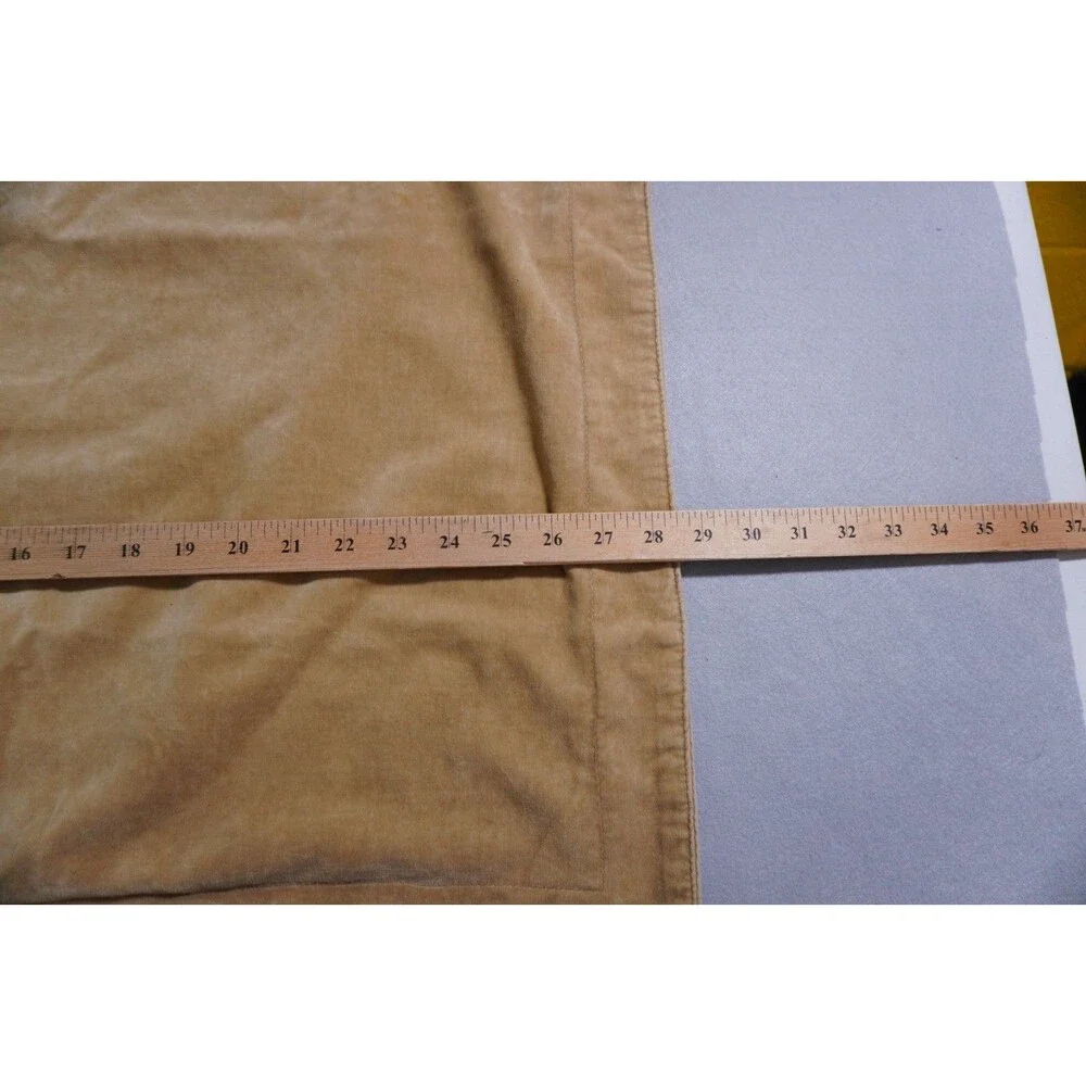Vintage Ralph Lauren Tan Faux Suede Pillowcase 22x29 Standard Queen Made in USA
